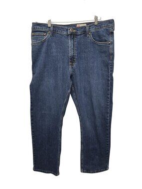 Wrangler Relaxed Boot Jeans Mens 38x29 Bootcut Denim Workwear Western